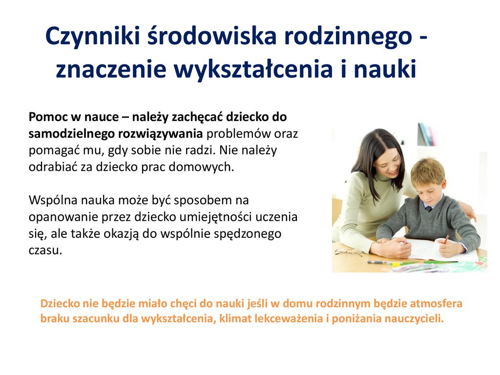 Motywowanie Do Nauki ROLA RODZICA Ppt Pobierz